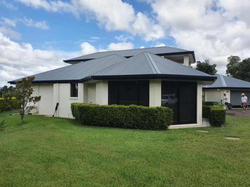 Metal Roof Painting - after