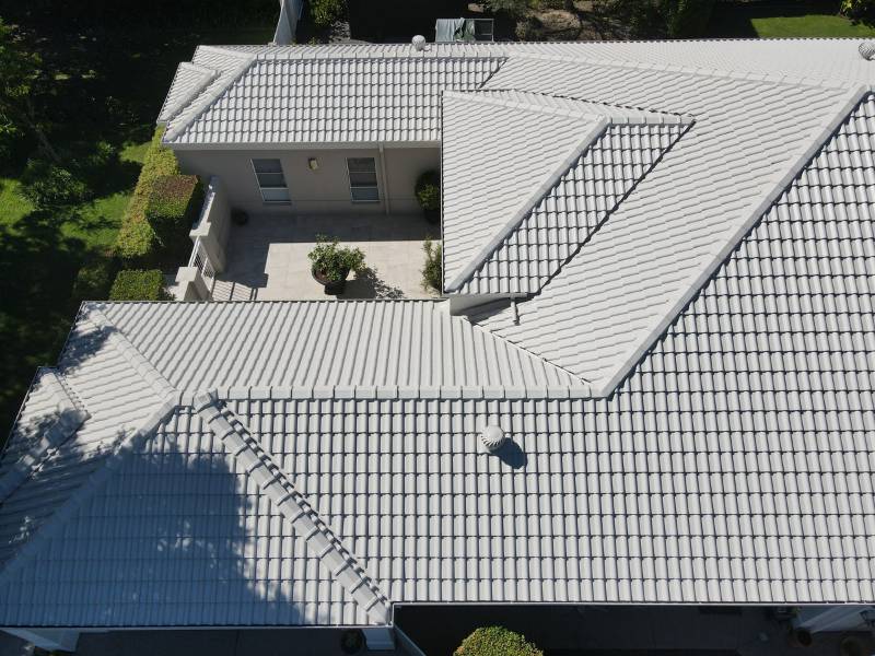 Tile Roof Painting - after