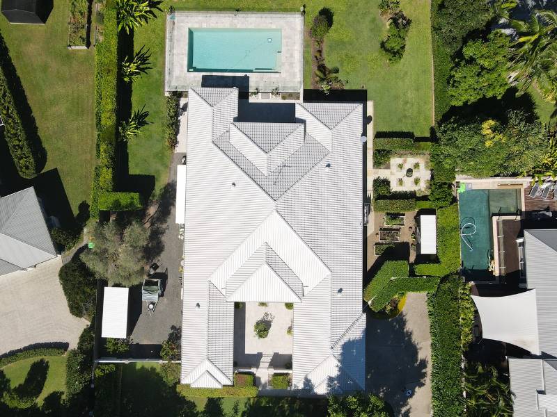 Tile Roof Painting - after